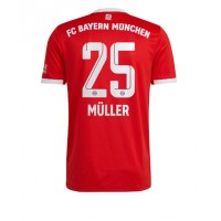 Bayern Munich Thomas Muller #25 Fotballklær Hjemmedrakt 2022-23 Kortermet